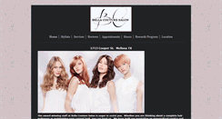 Desktop Screenshot of bellacouturesalonandboutique.com